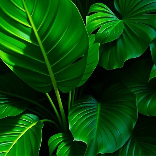 Monstera Deliciosa com folhas grandes e recortadas